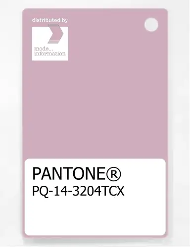 PANTONE® PLASTIC STANDARD CHIP PQ 14-3204 TCX Fragrant Lilac