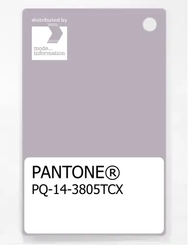 PANTONE® PLASTIC STANDARD CHIP PQ 14-3805 TCX Iris