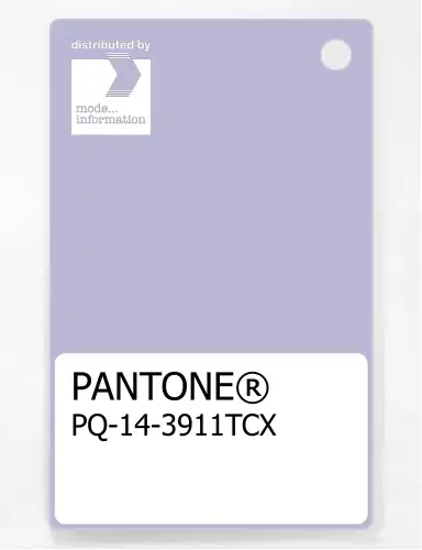PANTONE® PLASTIC STANDARD CHIP PQ 14-3911 TCX Purple Heather
