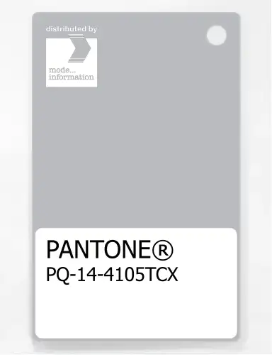 PANTONE® PLASTIC STANDARD CHIP PQ 14-4105 TCX Micro Chip