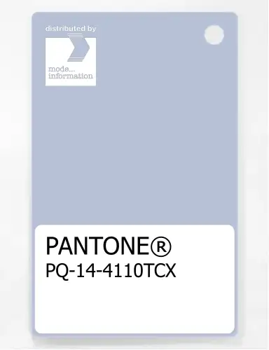 PANTONE® PLASTIC STANDARD CHIP PQ 14-4110 TCX Heather