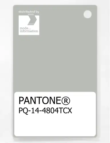 PANTONE® PLASTIC STANDARD CHIP PQ 14-4804 TCX Blue Fox