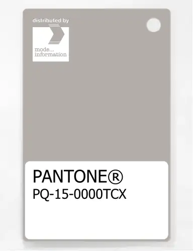 PANTONE® PLASTIC STANDARD CHIP PQ 15-0000 TCX Dove