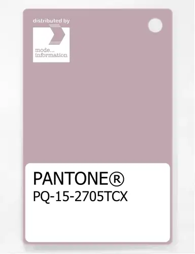 PANTONE® PLASTIC STANDARD CHIP PQ 15-2705 TCX Keepsake Lilac
