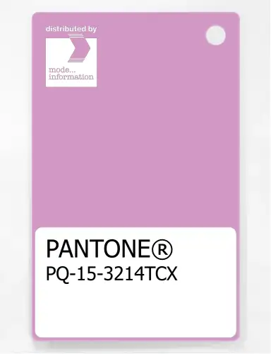 PANTONE® PLASTIC STANDARD CHIP PQ 15-3214 TCX Orchid