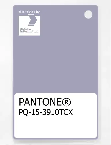 PANTONE® PLASTIC STANDARD CHIP PQ 15-3910 TCX Languid Lavender