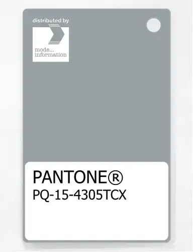 PANTONE® PLASTIC STANDARD CHIP PQ 15-4305 TCX Quarry