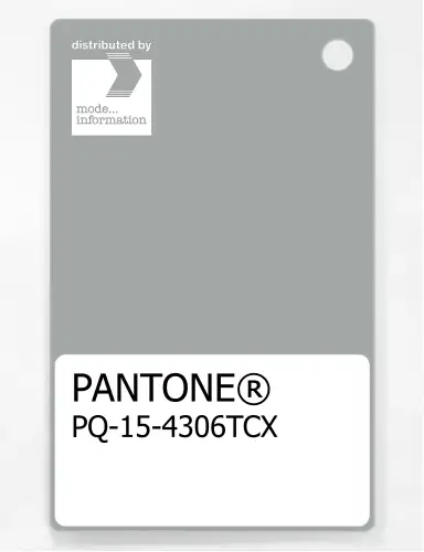 PANTONE® PLASTIC STANDARD CHIP PQ 15-4306 TCX Belgian Block