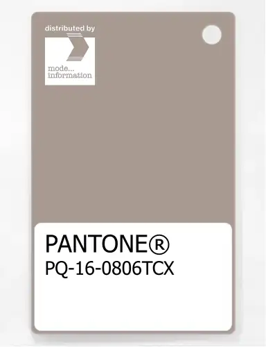 PANTONE® PLASTIC STANDARD CHIP PQ 16-0806 TCX Goat