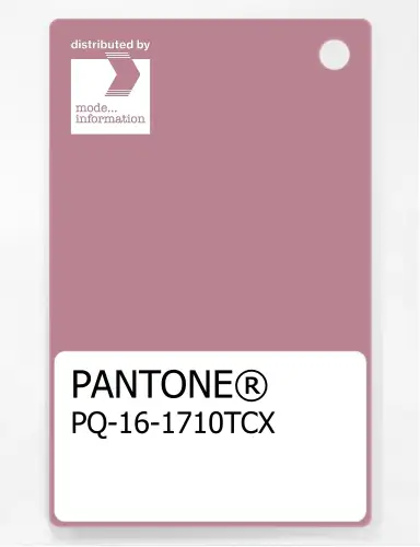 PANTONE® PLASTIC STANDARD CHIP PQ 16-1710 TCX Foxglove