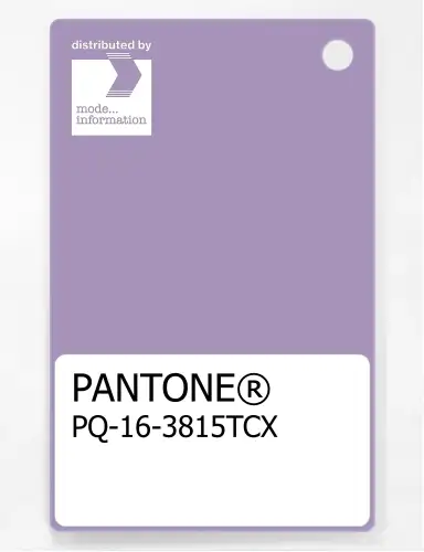 PANTONE® PLASTIC STANDARD CHIP PQ 16-3815 TCX Viola