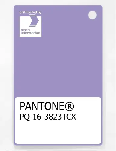 PANTONE® PLASTIC STANDARD CHIP PQ 16-3823 TCX Violet Tulip