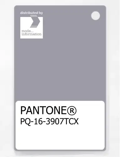 PANTONE® PLASTIC STANDARD CHIP PQ 16-3907 TCX Dapple Gray