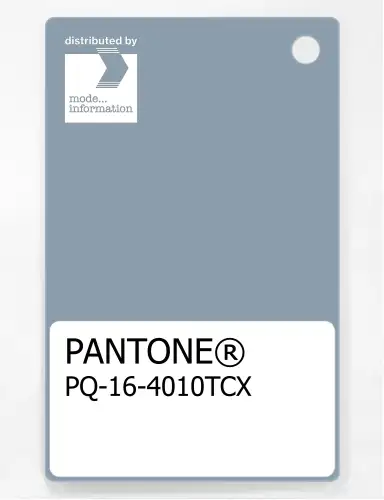 PANTONE® PLASTIC STANDARD CHIP PQ 16-4010 TCX Dusty Blue