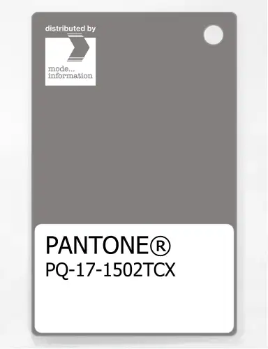 PANTONE® PLASTIC STANDARD CHIP PQ 17-1502 TCX Cloudburst