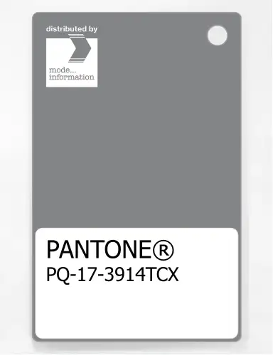 PANTONE® PLASTIC STANDARD CHIP PQ 17-3914 TCX Sharkskin