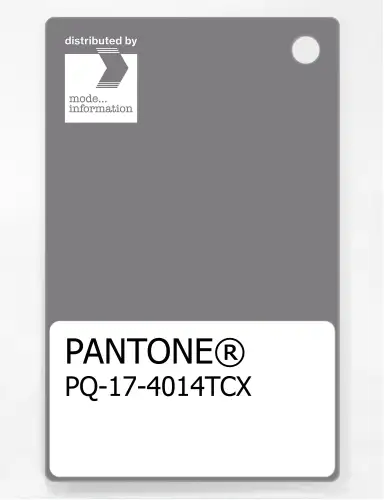 PANTONE® PLASTIC STANDARD CHIP PQ 17-4014 TCX Titanium