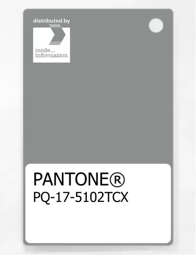 PANTONE® PLASTIC STANDARD CHIP PQ 17-5102 TCX Griffin