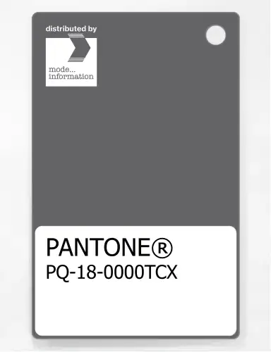 PANTONE® PLASTIC STANDARD CHIP PQ 18-0000 TCX Smoked Pearl