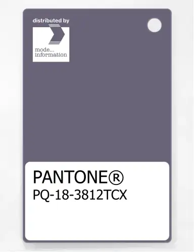 PANTONE® PLASTIC STANDARD CHIP PQ 18-3812 TCX Cadet