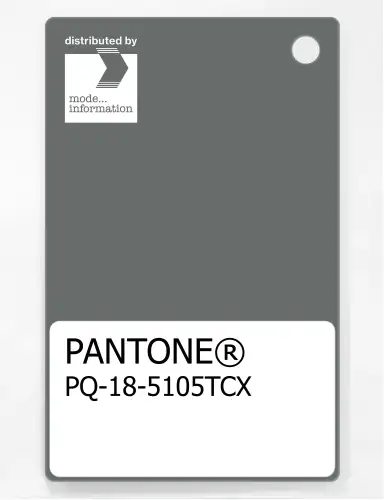 PANTONE® PLASTIC STANDARD CHIP PQ 18-5105 TCX Sedona Sage