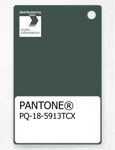 PANTONE® PLASTIC STANDARD CHIP PQ 18-5913 TCX Garden Topiary