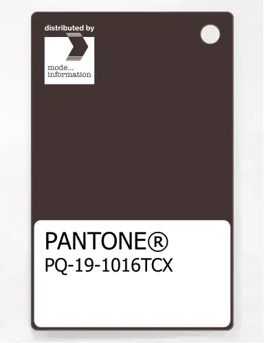 PANTONE® PLASTIC STANDARD CHIP PQ 19-1016 TCX Java