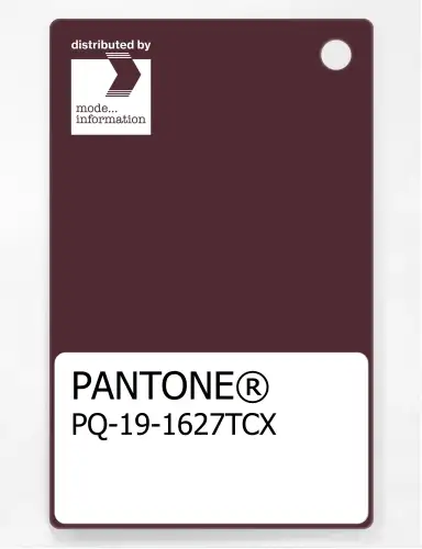 PANTONE® PLASTIC STANDARD CHIP PQ 19-1627 TCX Port Royale
