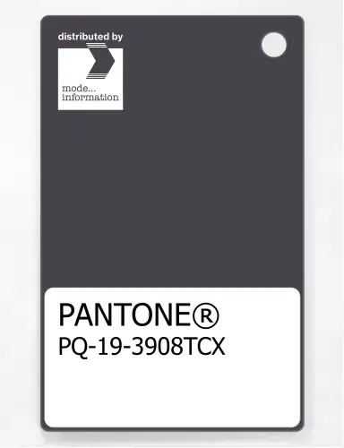 PANTONE® PLASTIC STANDARD CHIP PQ 19-3908 TCX Nine Iron