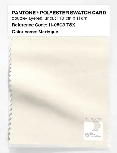 Artikelbild des Artikels “PANTONE® POLYESTER SWATCH CARD 11-0503 TSX Meringue “