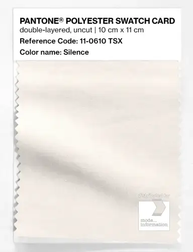 Artikelbild des Artikels “PANTONE® POLYESTER SWATCH CARD 11-0610 TSX Silence “