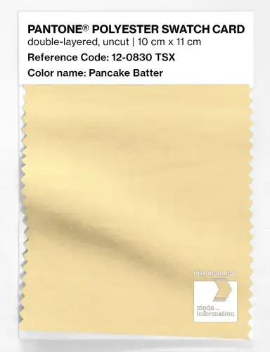Artikelbild des Artikels “PANTONE® POLYESTER SWATCH CARD 12-0830 TSX Pancake Batter “