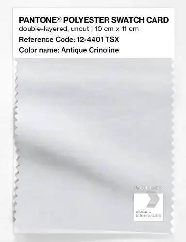 Artikelbild des Artikels “PANTONE® POLYESTER SWATCH CARD 12-4401 TSX Antique Crinoline “