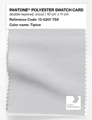 Artikelbild des Artikels “PANTONE® POLYESTER SWATCH CARD 13-0201 TSX Tiptoe “