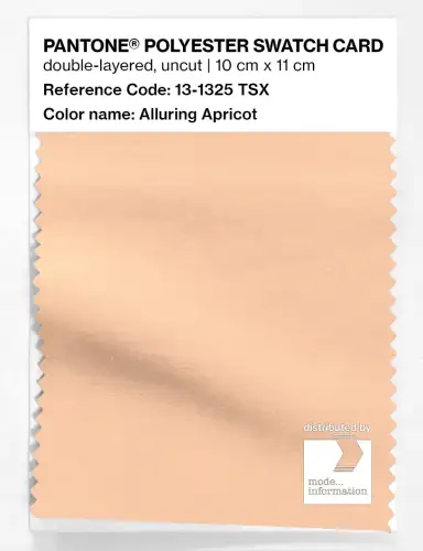 Artikelbild des Artikels “PANTONE® POLYESTER SWATCH CARD 13-1325 TSX Alluring Apricot “