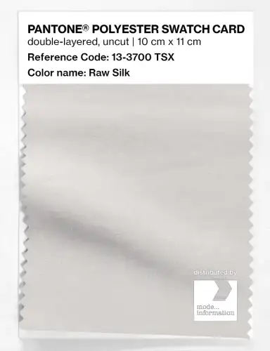 Artikelbild des Artikels “PANTONE® POLYESTER SWATCH CARD 13-3700 TSX Raw Silk “