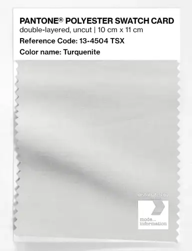 Artikelbild des Artikels “PANTONE® POLYESTER SWATCH CARD 13-4504 TSX Turquenite “