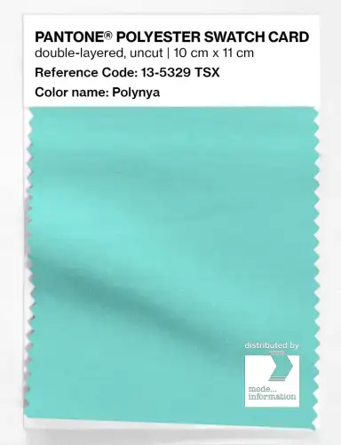 Artikelbild des Artikels “PANTONE® POLYESTER SWATCH CARD 13-5329 TSX Polynya “