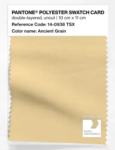Artikelbild des Artikels “PANTONE® POLYESTER SWATCH CARD 14-0938 TSX Ancient Grain “