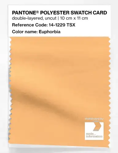 Artikelbild des Artikels “PANTONE® POLYESTER SWATCH CARD 14-1229 TSX Euphorbia “