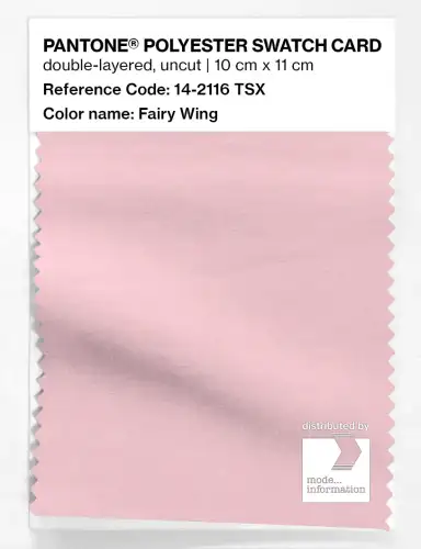 Artikelbild des Artikels “PANTONE® POLYESTER SWATCH CARD 14-2116 TSX Fairy Wing “