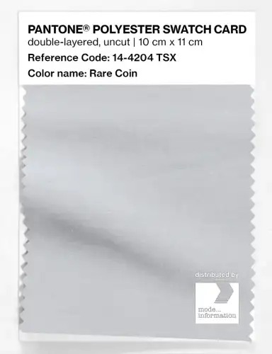 Artikelbild des Artikels “PANTONE® POLYESTER SWATCH CARD 14-4204 TSX Rare Coin “