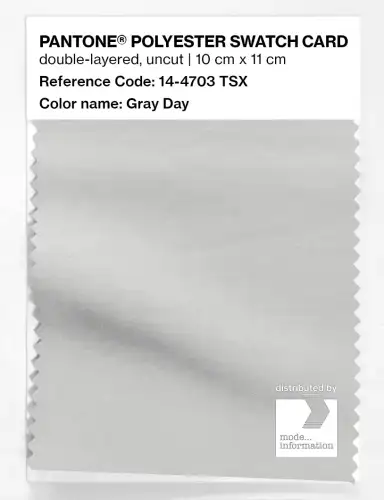 Artikelbild des Artikels “PANTONE® POLYESTER SWATCH CARD 14-4703 TSX Gray Day “