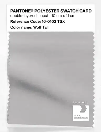 Artikelbild des Artikels “PANTONE® POLYESTER SWATCH CARD 16-0102 TSX Wolf Tail “