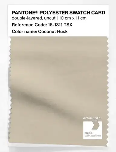 Artikelbild des Artikels “PANTONE® POLYESTER SWATCH CARD 16-1311 TSX Coconut Husk “