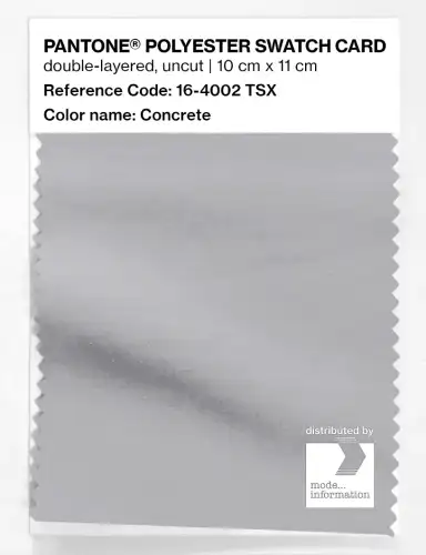 Artikelbild des Artikels “PANTONE® POLYESTER SWATCH CARD 16-4002 TSX Concrete “