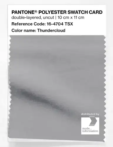 Artikelbild des Artikels “PANTONE® POLYESTER SWATCH CARD 16-4704 TSX Thundercloud “