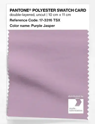 Artikelbild des Artikels “PANTONE® POLYESTER SWATCH CARD 17-3316 TSX Purple Jasper “