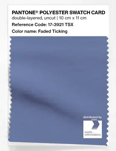 Artikelbild des Artikels “PANTONE® POLYESTER SWATCH CARD 17-3921 TSX Faded Ticking “