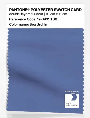 Artikelbild des Artikels “PANTONE® POLYESTER SWATCH CARD 17-3931 TSX Sea Urchin “